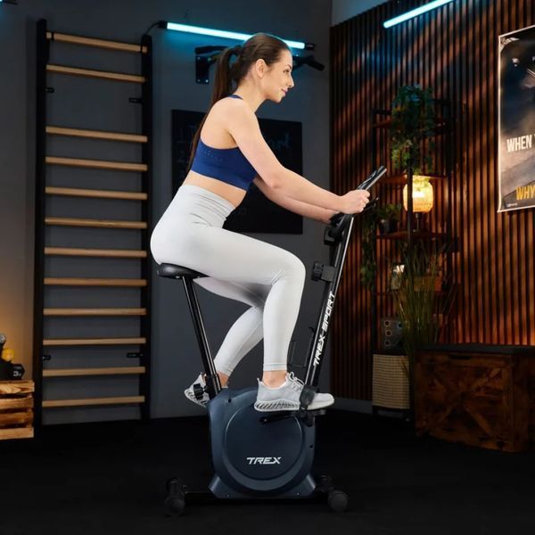 Велотренажер Trex Sport TX-350MB RIZE магнітний синій 10084 фото
