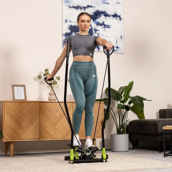 Степпер Hop-Sport HS-045S Slim салатовий 10156 фото