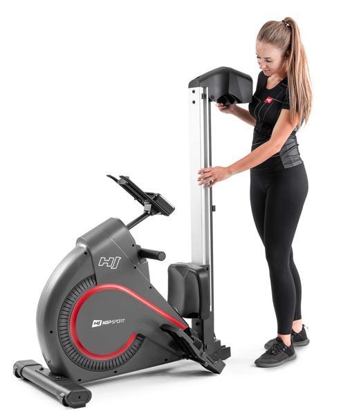 Гребной тренажер Hop-Sport HS-095R Spike серый 10109 фото