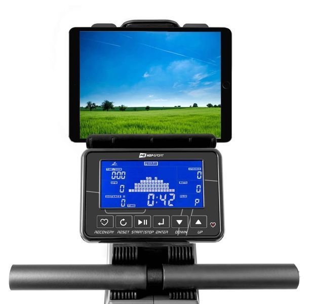 Гребной тренажер Hop-Sport HS-095R Spike серый 10109 фото