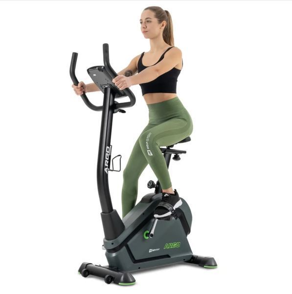 Велотренажер Hop-Sport HS-120H Argo черно-зеленый 10056 фото