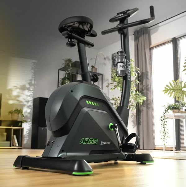 Велотренажер Hop-Sport HS-120H Argo черно-зеленый 10056 фото