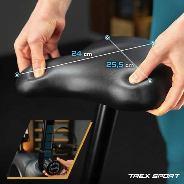Велотренажер Trex Sport TX-350MB RIZE магнітний чорний 10057 фото