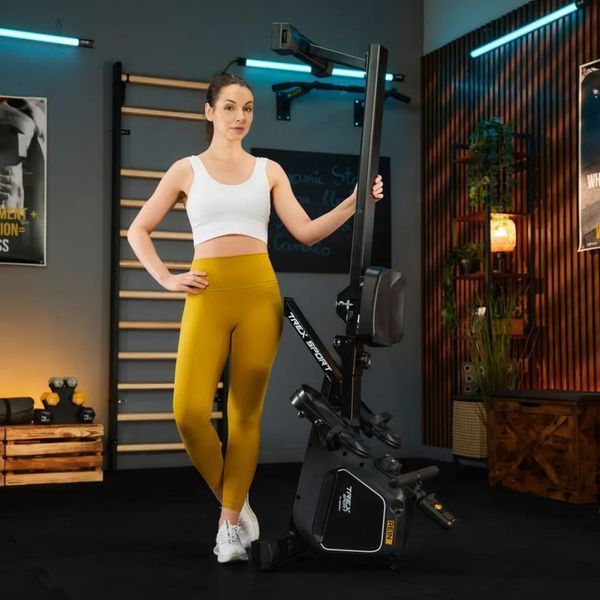 Гребний тренажер Trex Sport TX-580RM Rein чорний 10114 фото