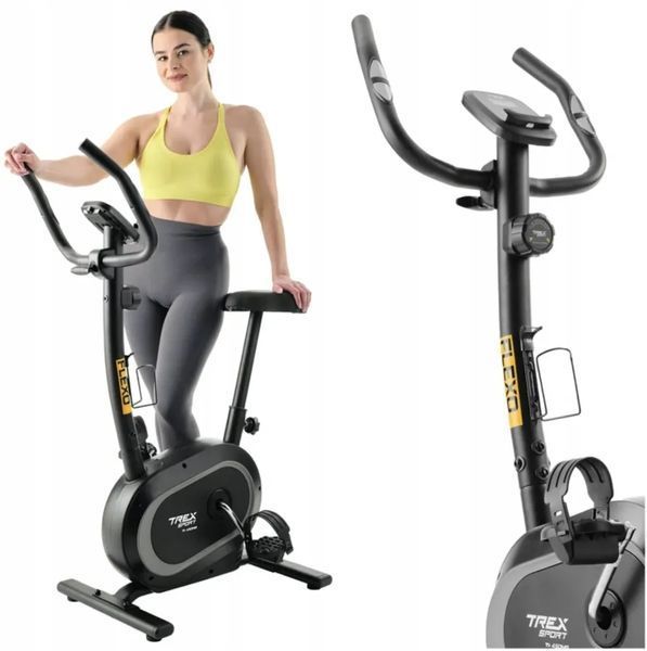 Велотренажер Trex Sport TX-450MB FLEXO магнитный черный 10059 фото