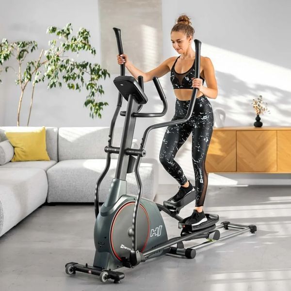 Орбитрек электромагнитный Hop-Sport HS-095CF Prizm серый 10127 фото