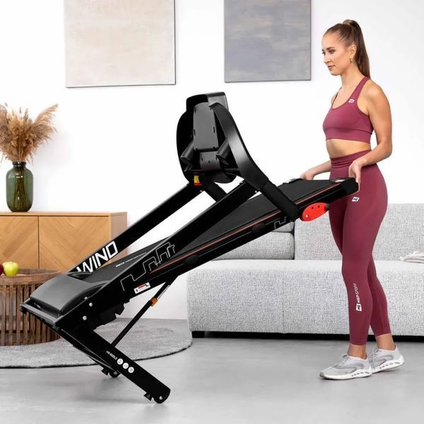 Бігова доріжка Hop-Sport HS-1000LB Wind червоний 10003 фото