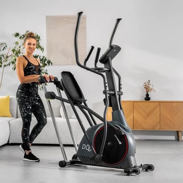 Орбитрек электромагнитный Hop-Sport HS-095CF Prizm серый 10127 фото