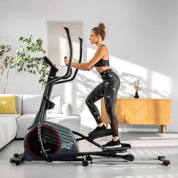 Орбитрек электромагнитный Hop-Sport HS-095CF Prizm серый 10127 фото