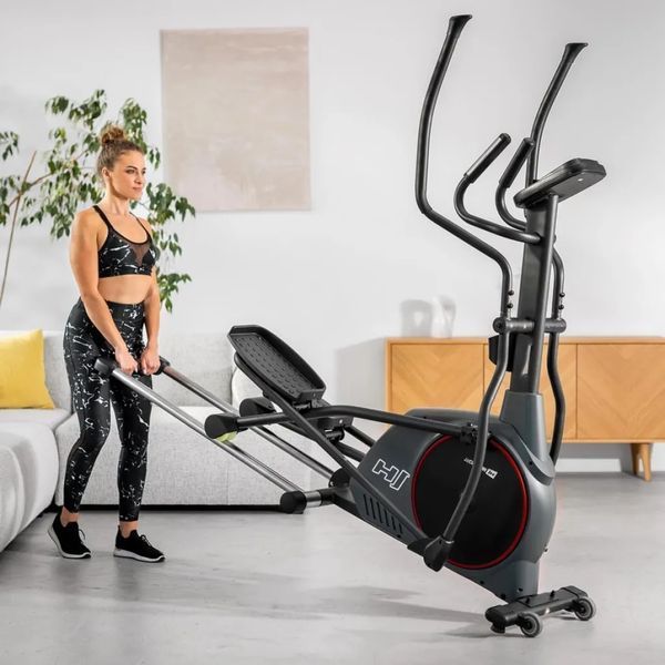 Орбитрек электромагнитный Hop-Sport HS-095CF Prizm серый 10127 фото