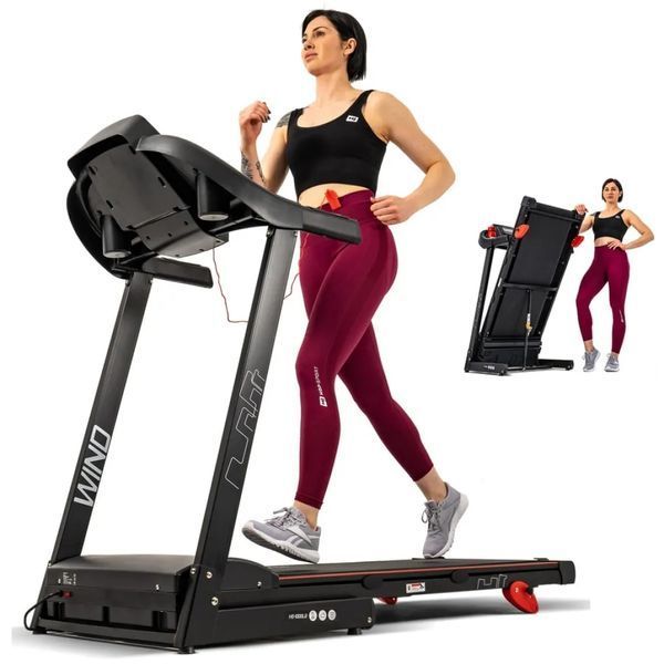 Бігова доріжка Hop-Sport HS-1000LB Wind червоний 10003 фото