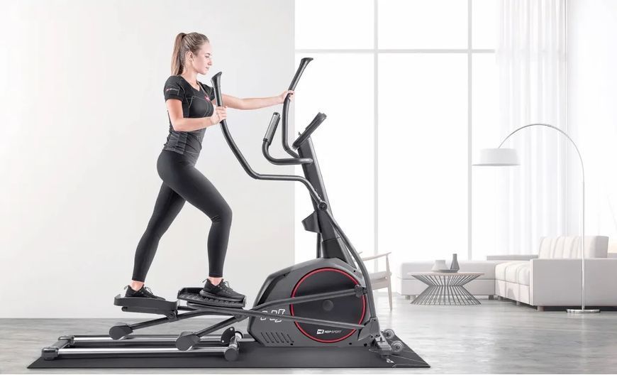 Орбитрек электромагнитный Hop-Sport HS-095CF Prizm серый 10127 фото