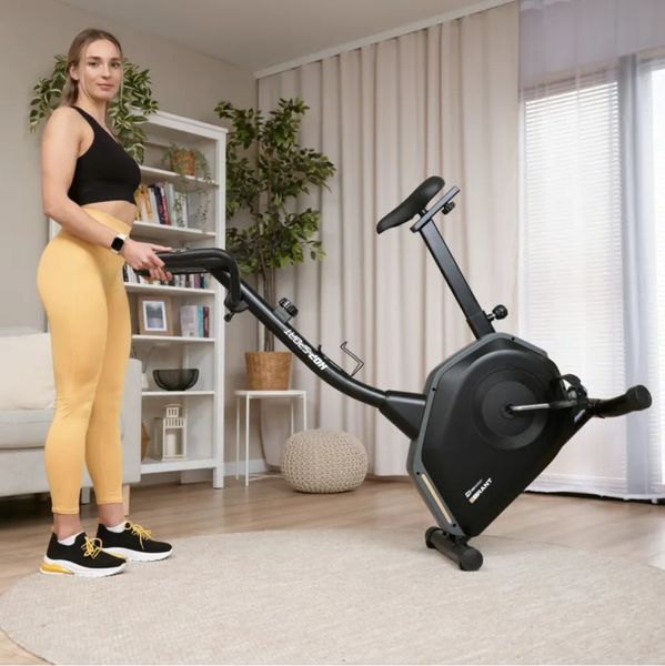 Велотренажер Hop-Sport HS-4000H Grant чорно-золотистий 10077 фото