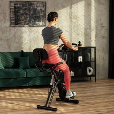 Велотренажер Hop-Sport HS-3030X Apeks X-Bike чорний 10066 фото