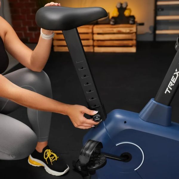 Велотренажер Trex Sport TX-380MB Rigon магнітний темно-синій 10072 фото