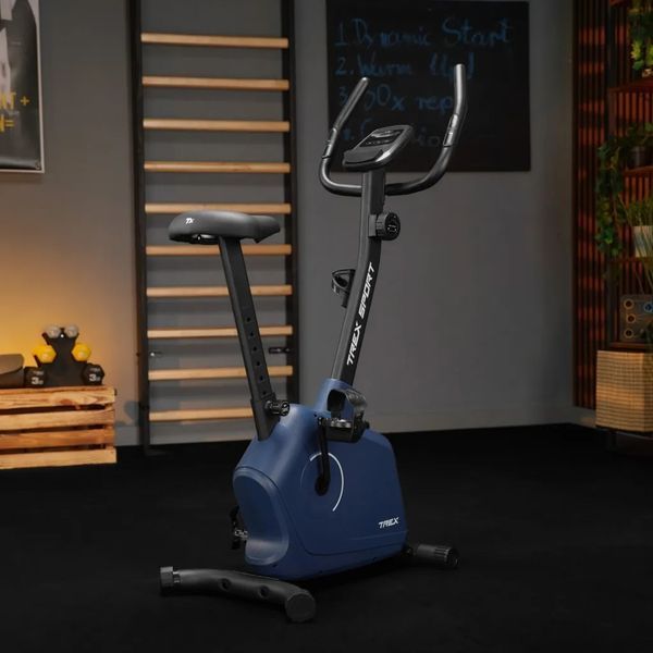 Велотренажер Trex Sport TX-380MB Rigon магнітний темно-синій 10072 фото