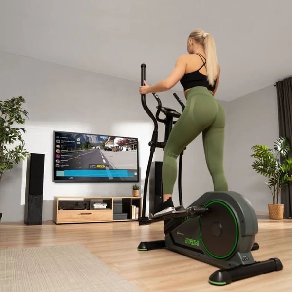 Орбітрек Hop-Sport HS-120C Prim чорно-зелений 10138 фото