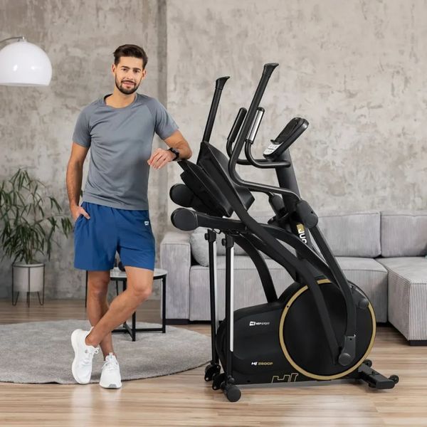 Орбітрек Hop-Sport HS-250CF Jucon чорно-золотистий 10145 фото